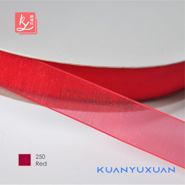 Red Organza Ribbon Wholesale